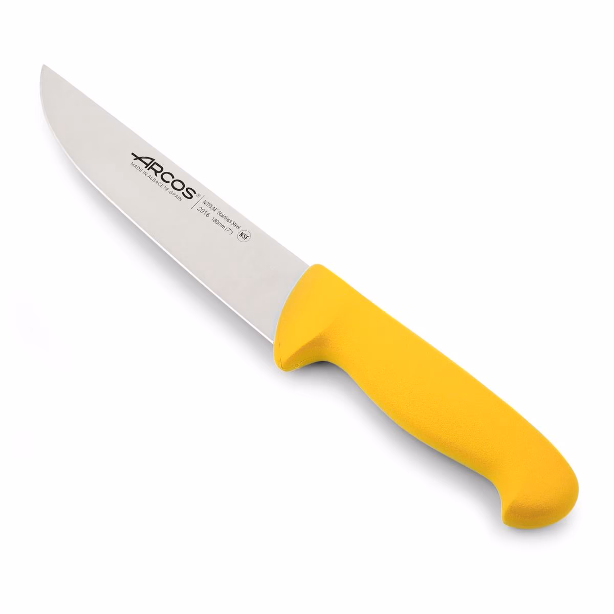 CUCHILLO CARNICERO AMARILLO ARCOS - Imagen 7
