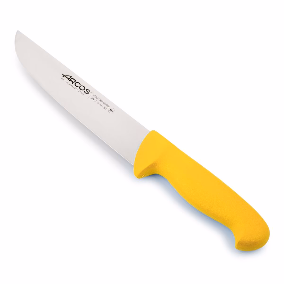 CUCHILLO CARNICERO AMARILLO ARCOS - Imagen 6