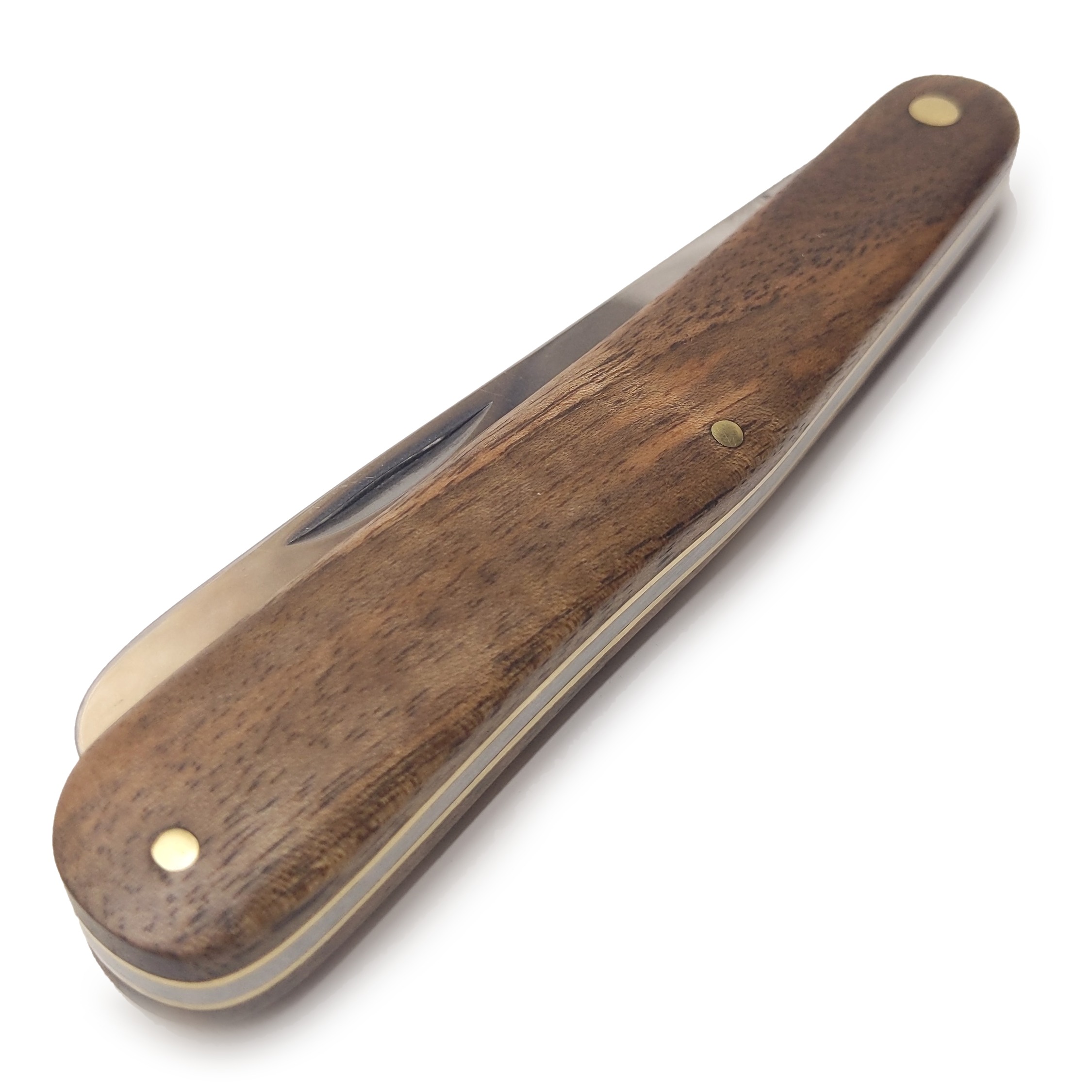 Navaja de bolsillo para fruta - Navaja de bolsillo filo dentado - 105mm nogal - Robert Klaas - Imagen 2