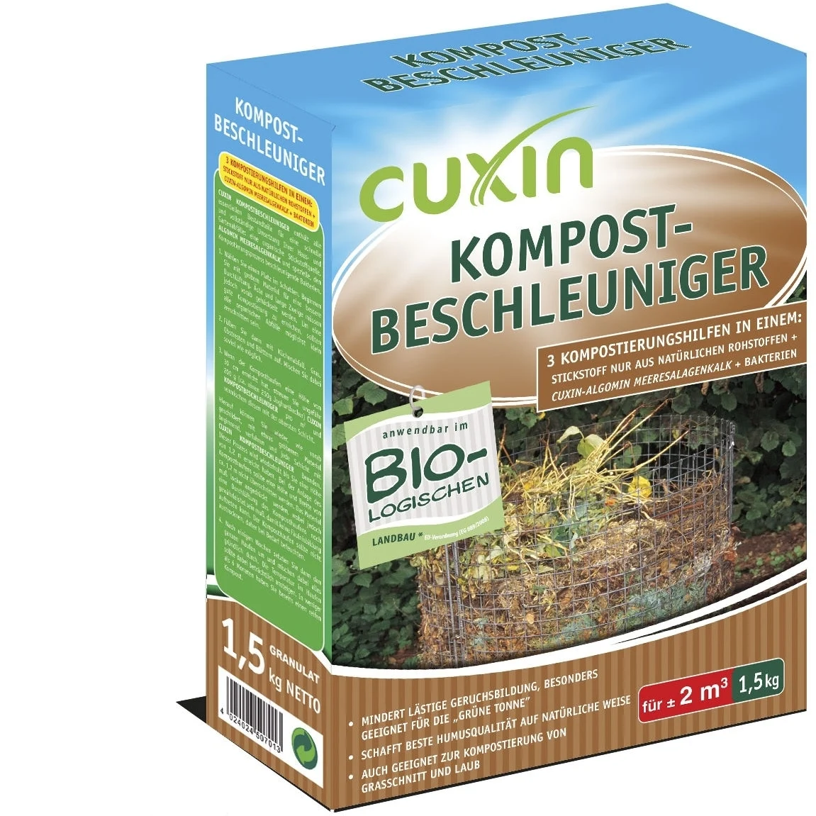 COMPOST FOGGER - 1,5kg - 100% orgánico por Cuxin DCM - Minigran