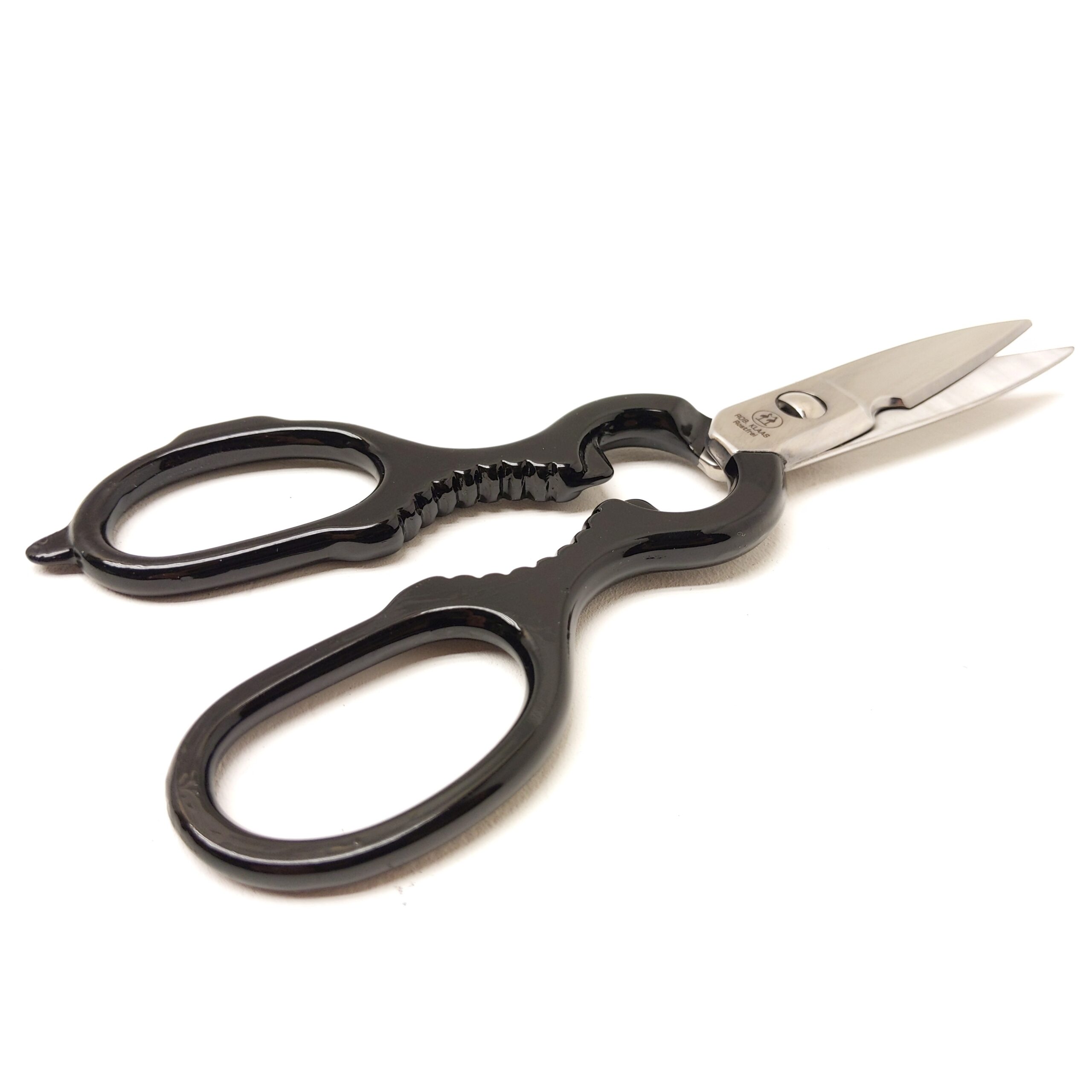 Tijeras de cocina forjadas Robert-Klaas - acero inoxidable - lacado negro