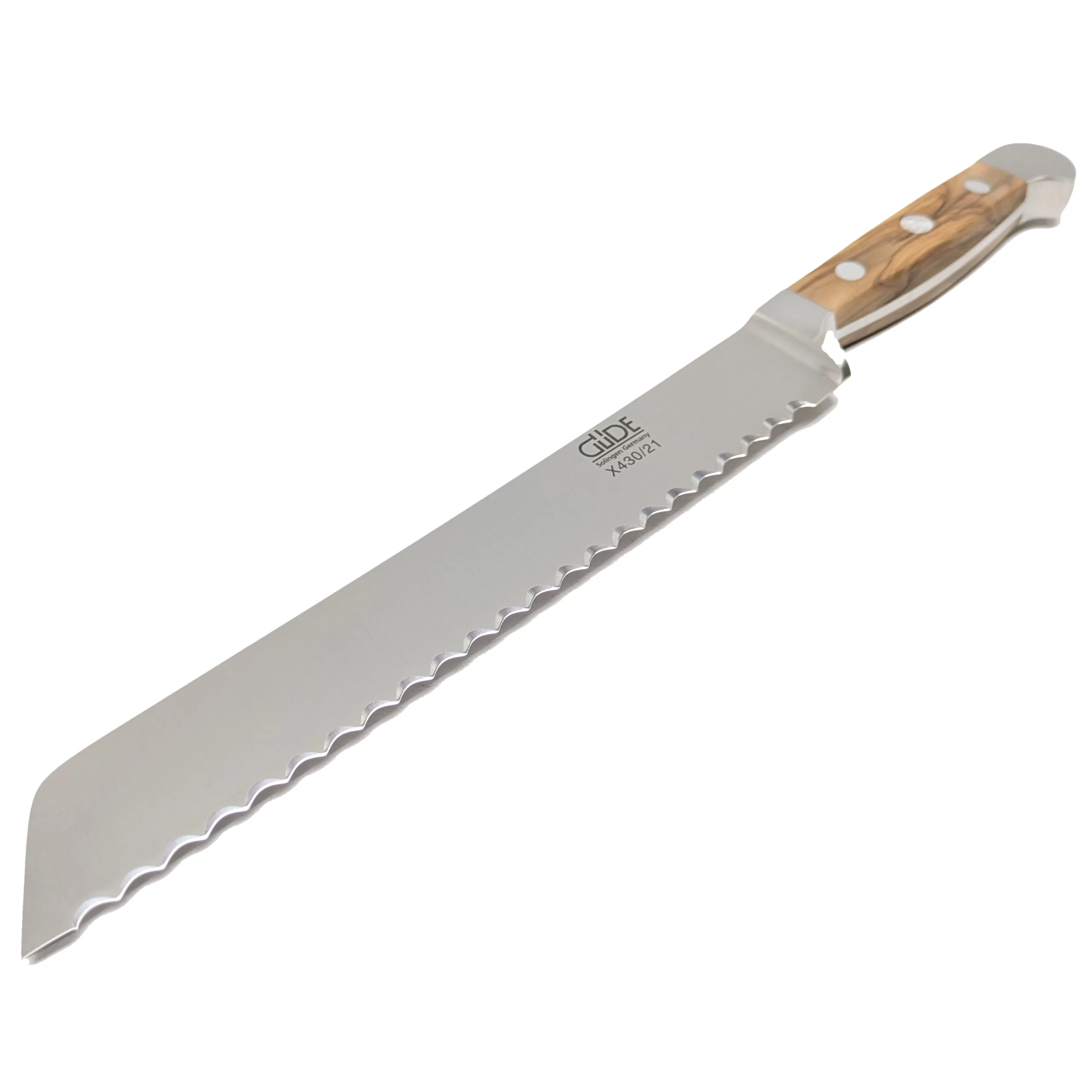 X430/21RL - Cuchillo para pan para diestros y zurdos - Serie Alpha Olive - Imagen 2