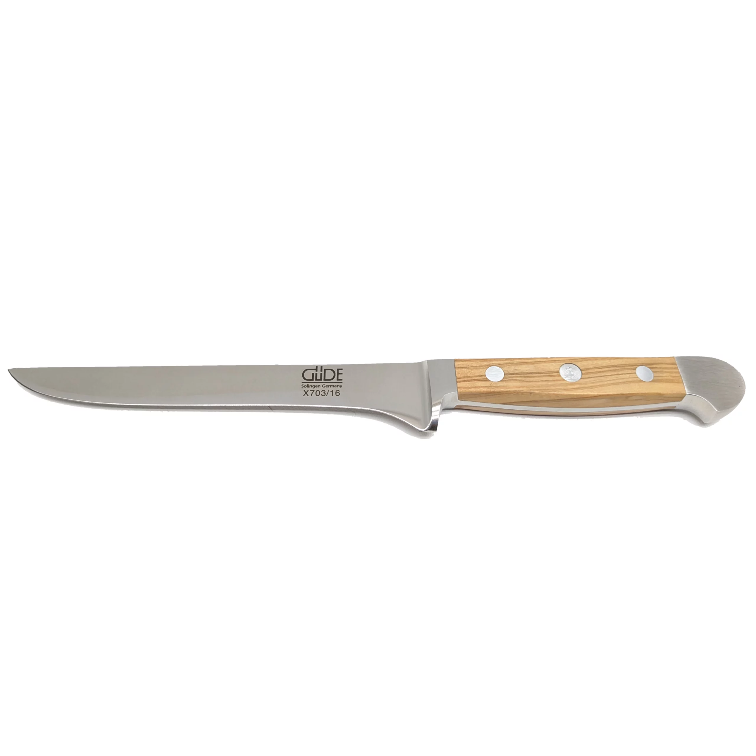 X703/16 - Cuchillo deshuesador grande - Serie Alpha Olive - Imagen 4
