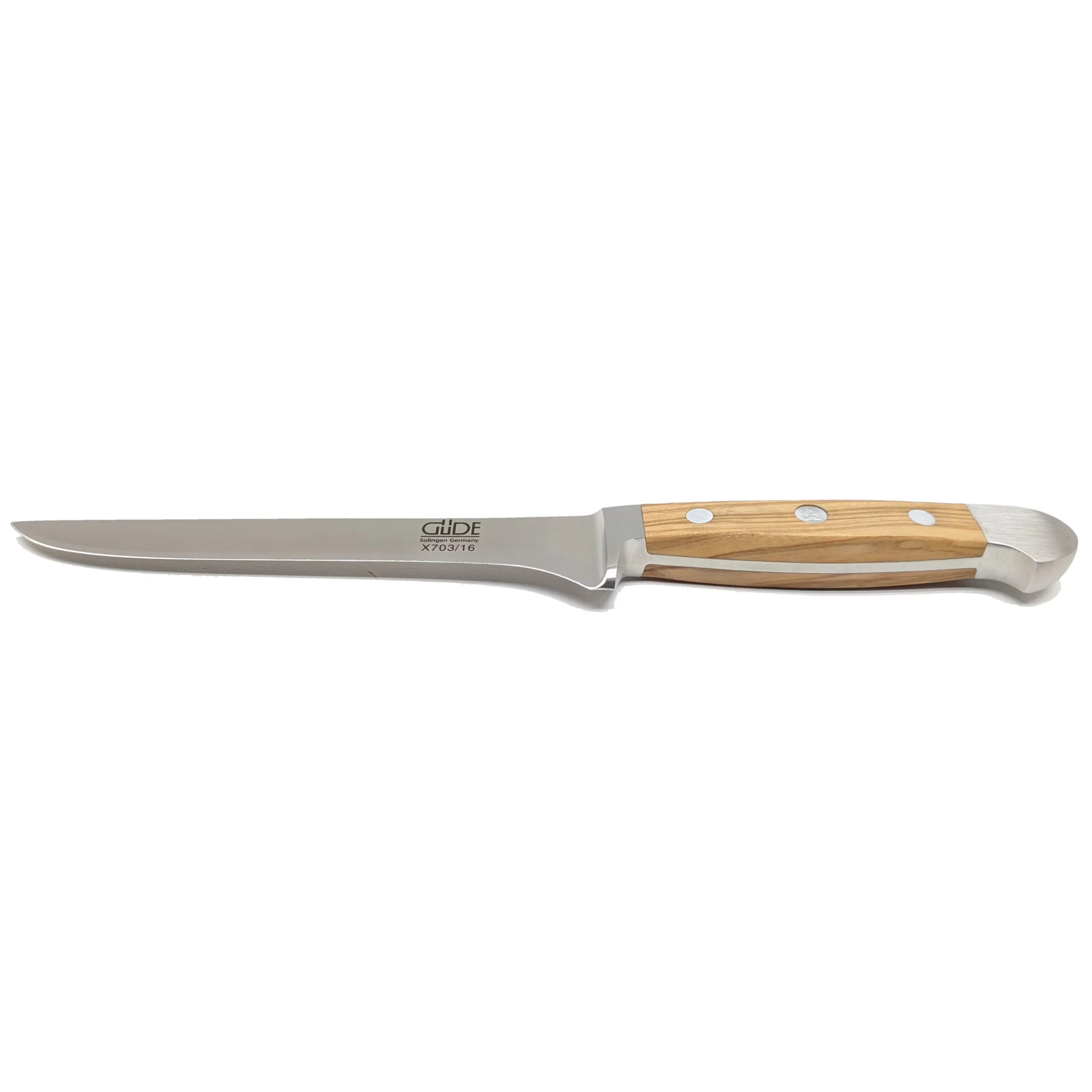 X703/16 - Cuchillo deshuesador grande - Serie Alpha Olive - Imagen 3